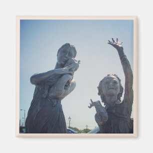 Bienvenue à la maison, Aimant en bois flotté