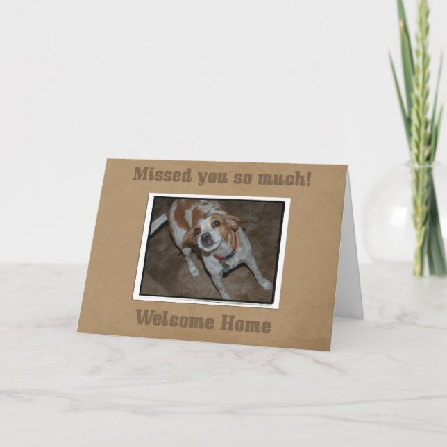 Bienvenue à la maison de la carte pour animaux de  (Devant)