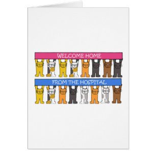 Bienvenue à la maison de l'hôpital Cartoon Cats