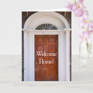 "Bienvenue à la maison" Nouvelle maison Carte de v