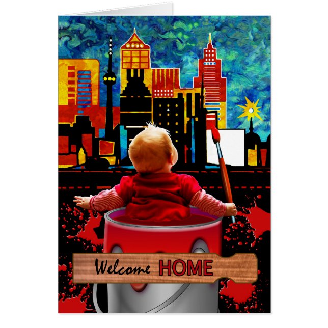Bienvenue à la maison, Peignons la carte rouge de  (Devant)
