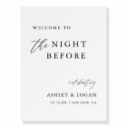 Bienvenue à la soirée d'avant-répetition moderne