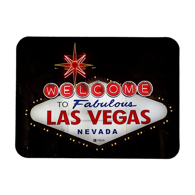 Bienvenue à Las Vegas Sign #2 Magnet (Horizontal)