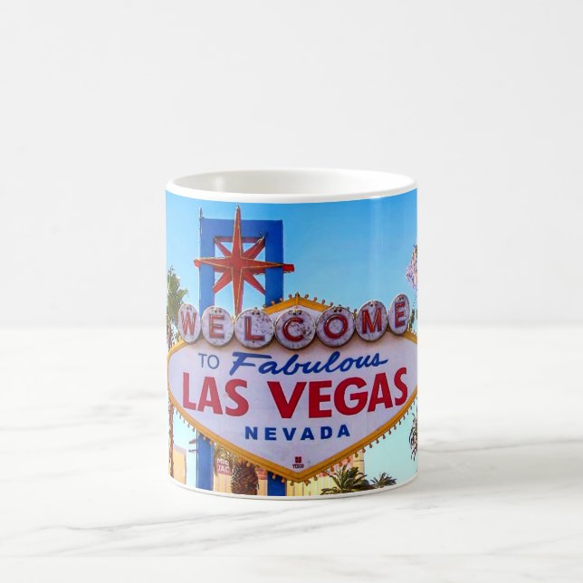 Bienvenue à Las Vegas Sign Mug (Centre)