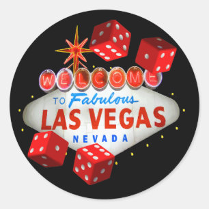 Bienvenue à Las Vegas + Stickers Dice