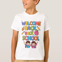BIENVENUE À L'ÉCOLE - T-shirt Enfants colorés