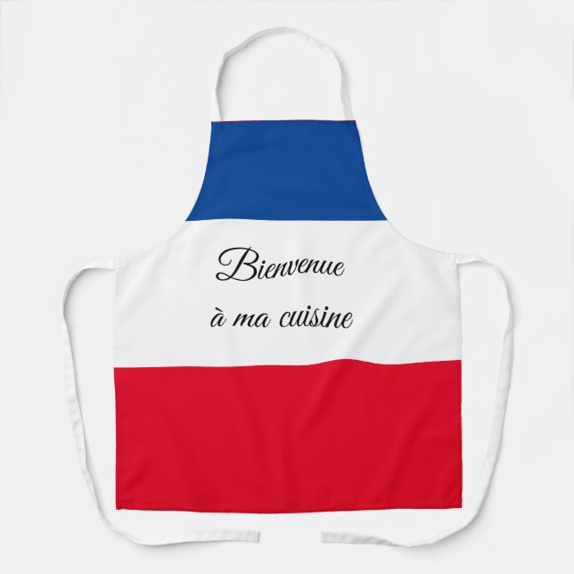 Bienvenue a ma cuisine All-Over Print Apron (Front)