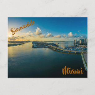Bienvenue à Miami carte postale