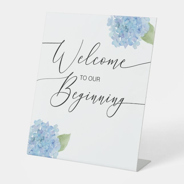 Bienvenue à notre panneau central Hydrangea (Recto)