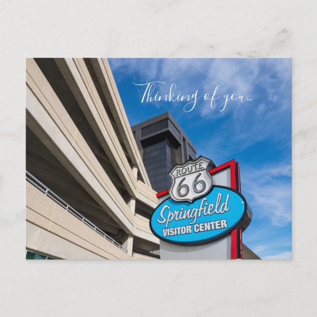 Bienvenue à Springfield MO En vous pensant Carte p (Devant)