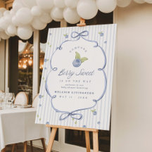 Bienvenue à une Baby Shower Someone Berry Sweet Bl