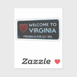 Bienvenue à Virginia Sticker