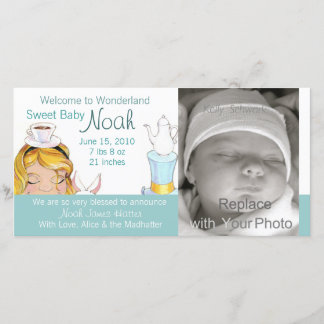 Bienvenue au Faire-part de naissance Wonderland