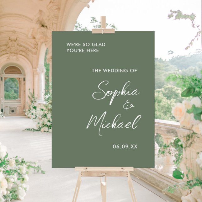 Bienvenue au Mariage vert Eucalyptus (Créateur téléchargé)