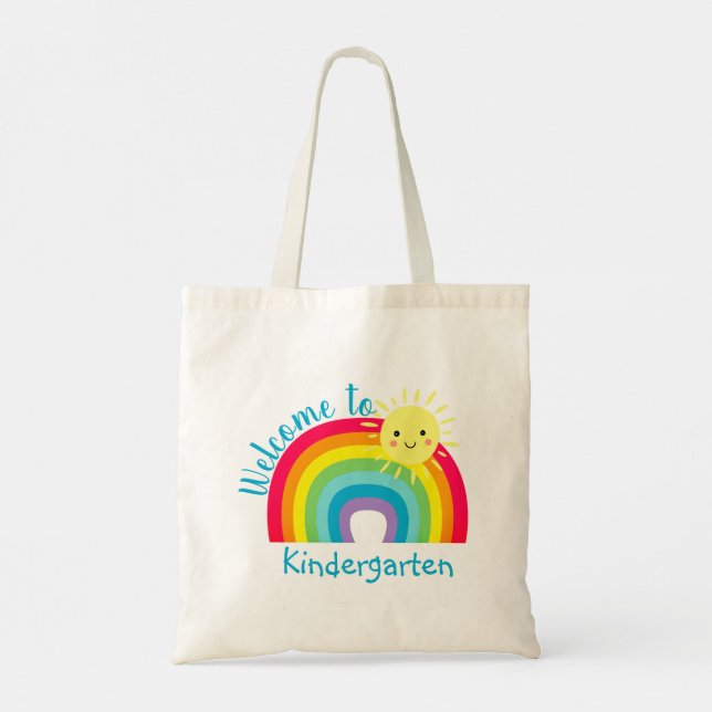 Bienvenue au Sac fourre-tout de jardin d'enfants (Dos)