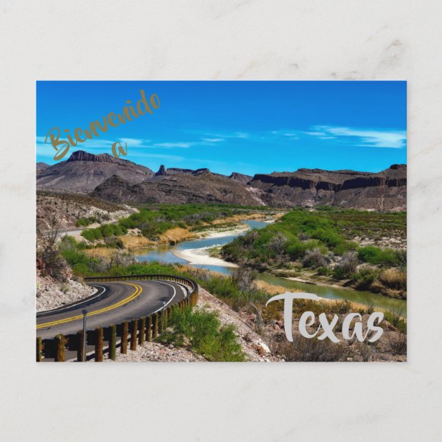 Bienvenue au Texas carte postale (Devant)