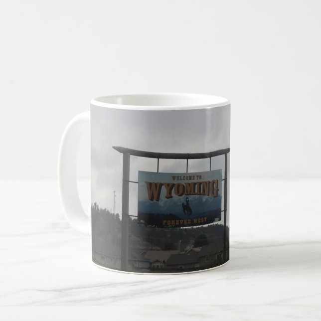 Bienvenue au Wyoming Mug (Devant gauche)