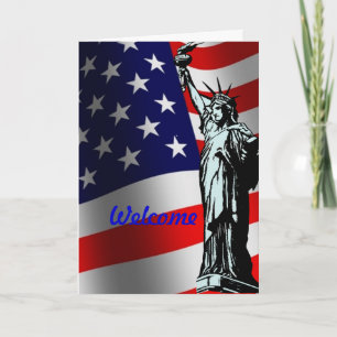 Bienvenue aux États-Unis. Carte