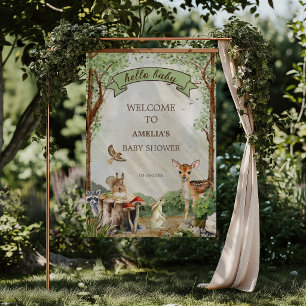 Bienvenue Bébé Bois Poster de Bienvenue pour Baby