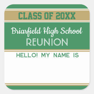 Bienvenue ! Classe Reunion Matte nom étiquette Sti