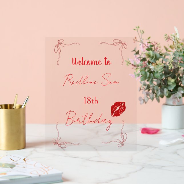 Bienvenue d'anniversaire chic avec un script moder (Mariage)