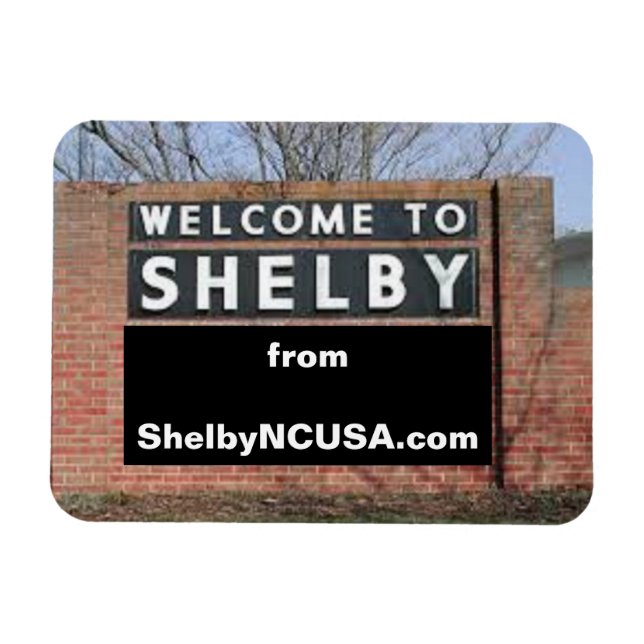 Bienvenue Dans Le Magnet flexible Shelby (Horizontal)