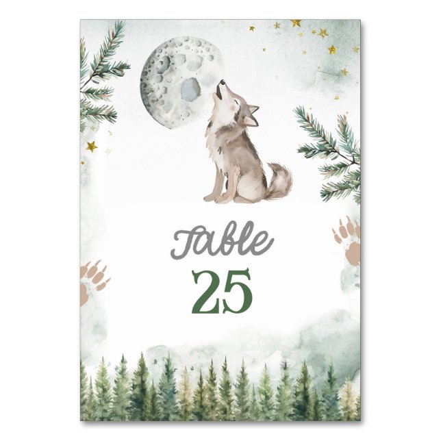 Bienvenue dans le Pack Forest Wolf Numéro de table (Par défaut)
