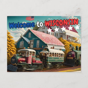 Bienvenue dans le Wisconsin, Carte postale pour le