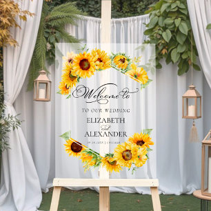 Bienvenue du Mariage géométrique tournesol