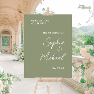 Bienvenue du Mariage Sage Green