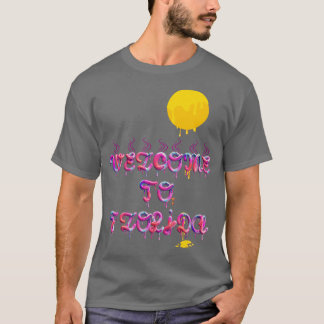 Bienvenue En Floride Le Sun Baked State TShirt