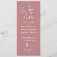 Bienvenue et merci, Place Setting Carte de remerci