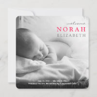 Bienvenue | Faire-part bébé