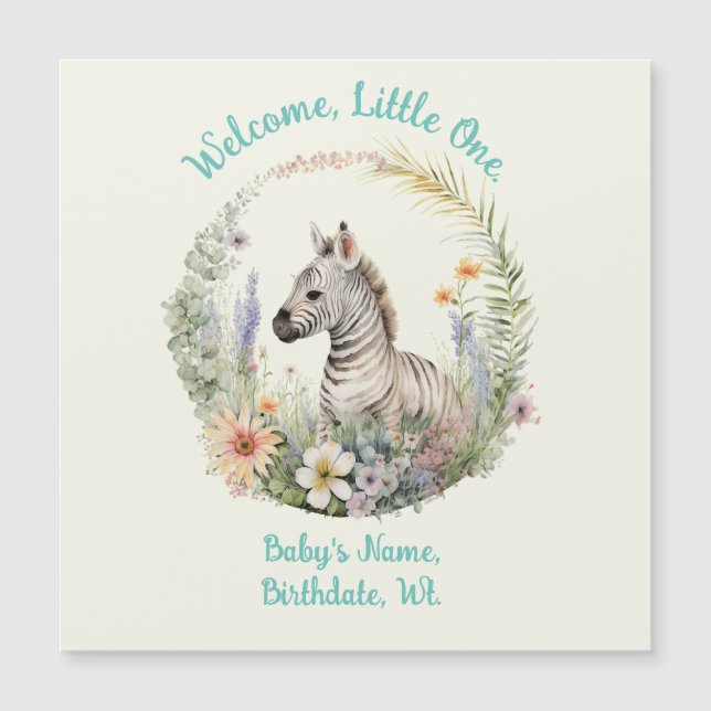 Bienvenue, Little One Faire-part de naissance/Baby (Devant)