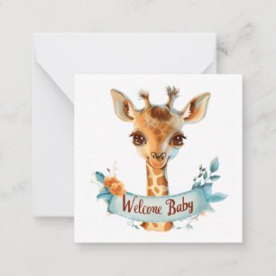 Bienvenue Nouvelle carte bébé