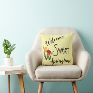 Bienvenue Oreiller doux Springtime