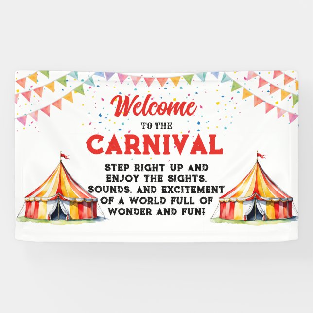 Bienvenue sur la bannière du Carnaval (Horizontal)