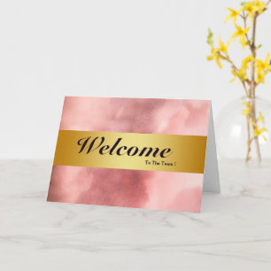 Bienvenue Sur La Carte De Vente D'Or Minimal Team