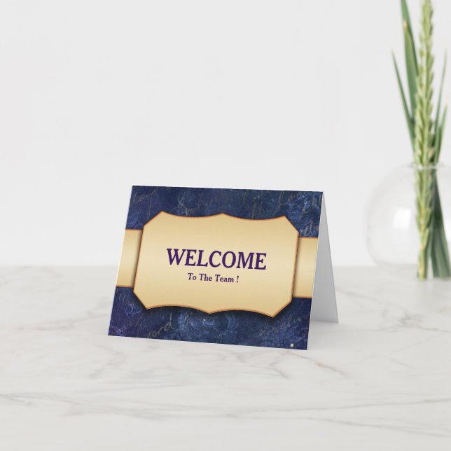 Bienvenue Sur La Carte Postale Team (Devant)