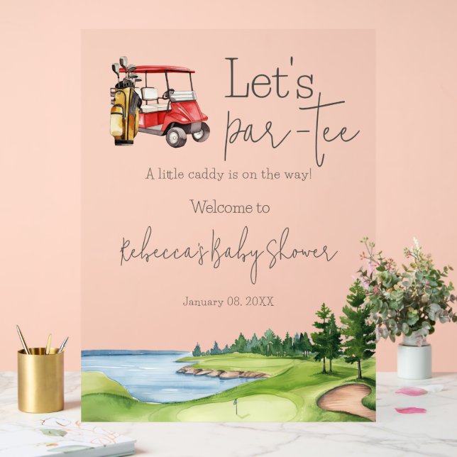 Bienvenue sur le Baby shower de golf de Park Tee R (Mariage)