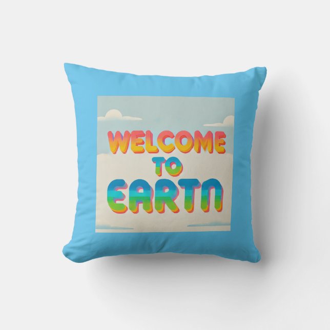 Bienvenue sur le Coussin de la Terre - Confort pla (Recto)