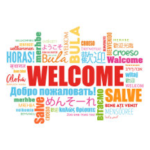 Bienvenue T-shirt différentes langues