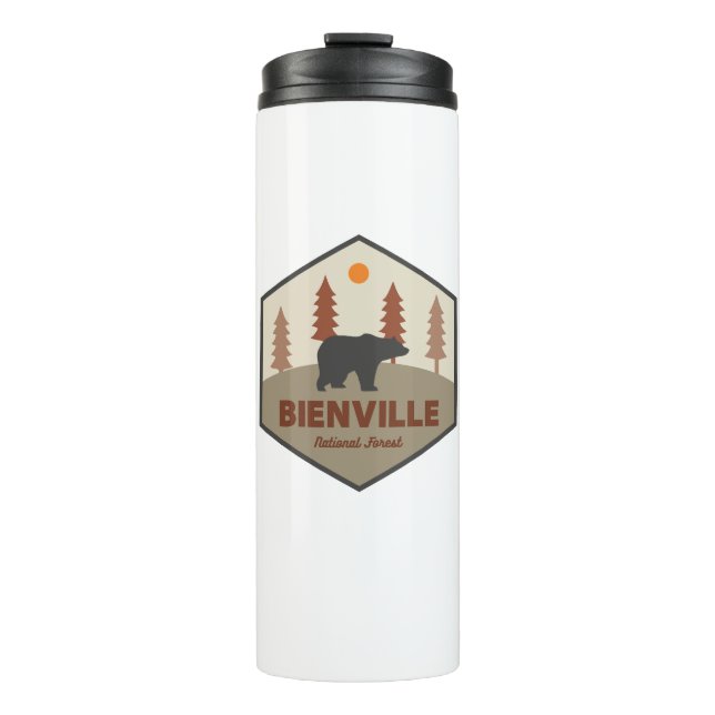 Bienville National Forest Bear Thermal Tumbler (Front)