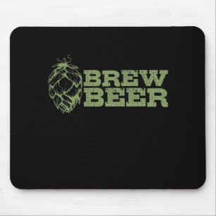 Bier Hopfen und Malz Bierbrauen Mouse Pad