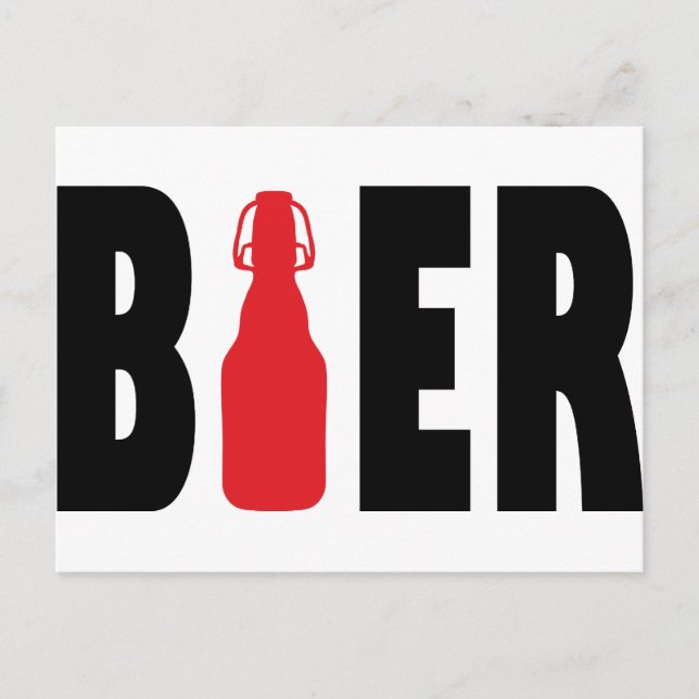 Bier icon postcard (Front)
