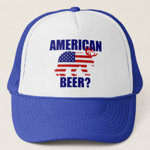 Bière américaine ?  Casquette de cerfs communs