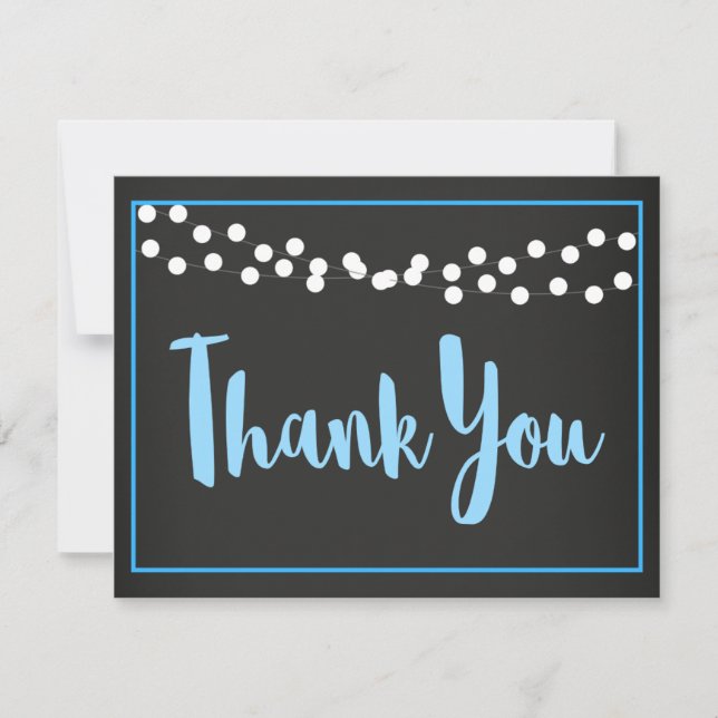 Bière bleue de bébé de BBQ du Merci | de tableau (Devant)