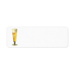 Bière blonde vintage haute et glacée, boisson alco