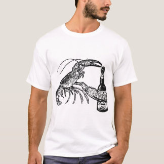 Bière Boire Homard Drôle Artisanat T-Shirts de biè