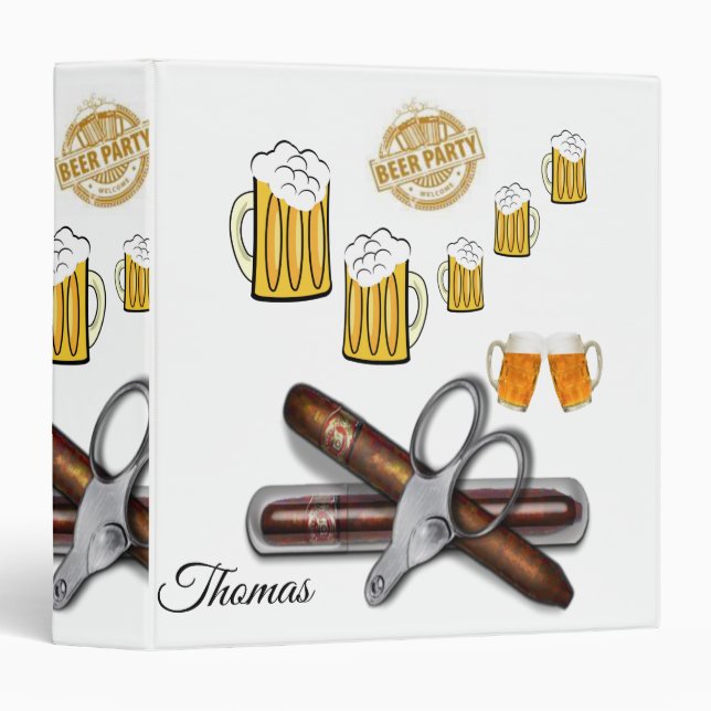 Bière Classeur signature Avery (Devant/Côté)